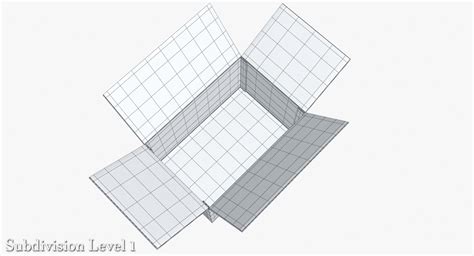 Toradh íomhá ar Paper Box 3D Model
