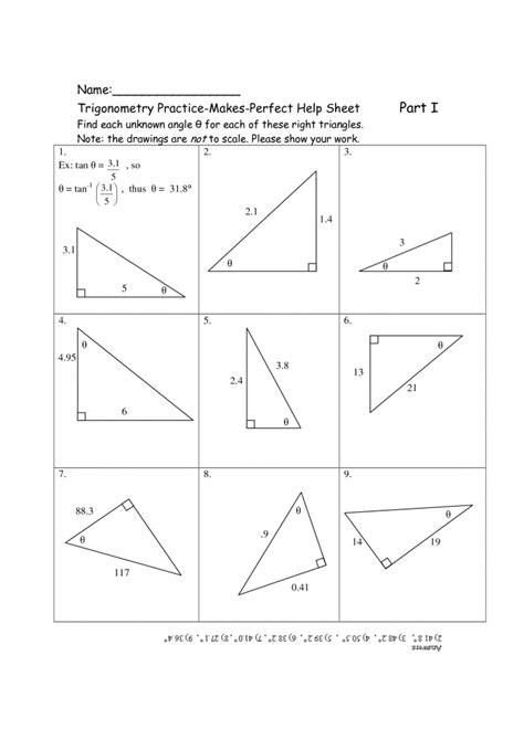 Toradh íomhá ar Right Triangle Trigonometry Practice Word Problems