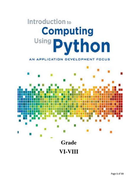Toradh íomhá ar Python for Beginners PDF Free Download