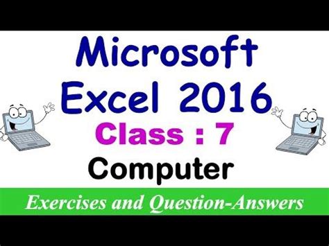 Writing Assignment On Computer Class 8 Microsoft Exce に対する画像結果