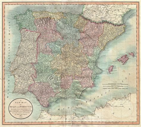 Image result for Map of Spain in 1809