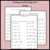 Subtracting Surds Worksheet に対する画像結果