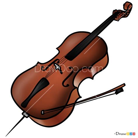 Image result for Cello Notes Drawing