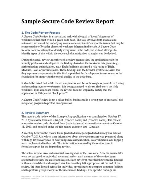 Source Code Review Template に対する画像結果