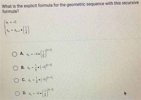 Image result for Geometric Recursive Formula