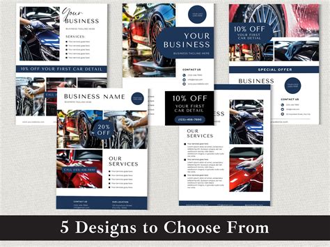 Image result for Editable Auto Detailing Templates