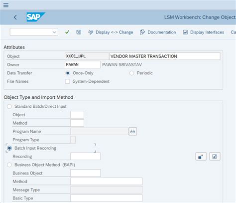 Toradh íomhá ar SAP Tcode LSMW