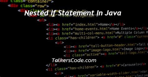 Image result for How to Use Nested If Else in Java