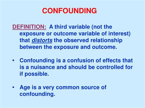 Image result for Examples of Confounding Variables