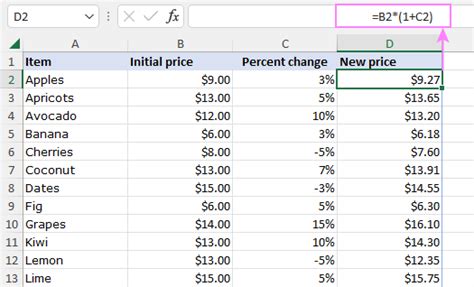 Image result for Excel PivotTable Percentage Change