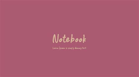 Image result for The Notebook Script Font