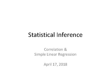 Image result for Statistical Inference in Linear Regression