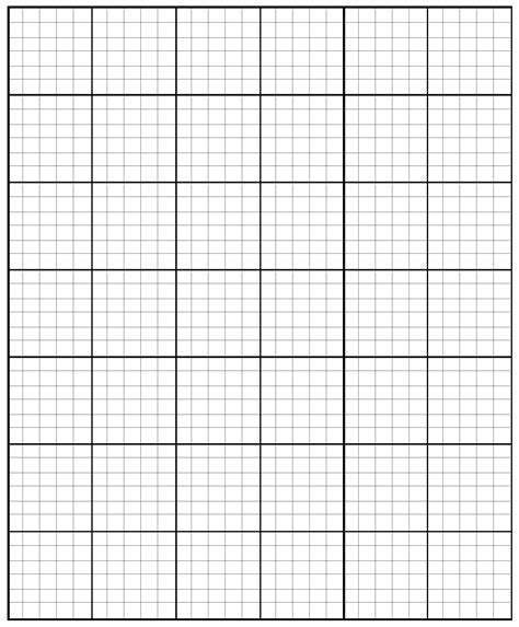 Large Print Printable Graph Paper に対する画像結果