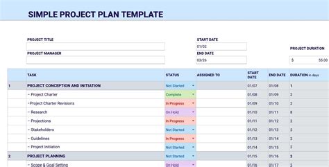 Image result for Project Planner Template