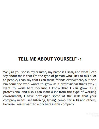 Tell Me About Yourself Interview Questions Amazon に対する画像結果