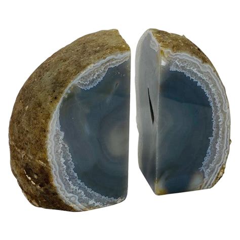Toradh íomhá ar Quartz Geode Bookends
