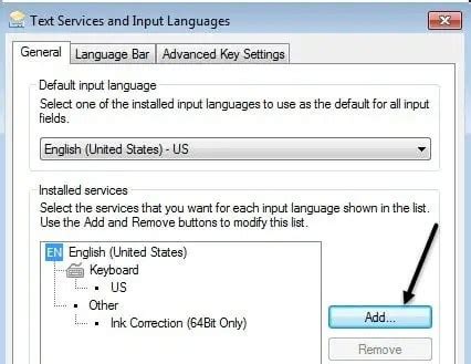 Image result for Change Keyboard Language Windows 7