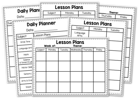 Image result for Weekly Lesson Planner Template