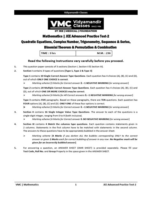 Image result for JEE Advanced Practice Questions