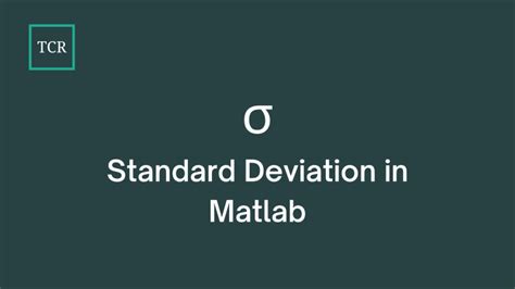 Image result for StdDev MATLAB