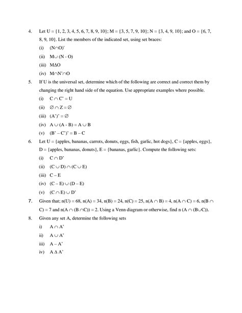 Set Theory Problems に対する画像結果