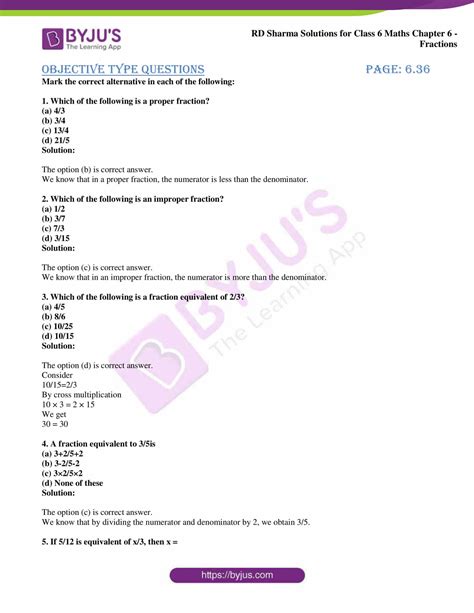 Afbeeldingsresultaten voor Maths Class 6 Fractions
