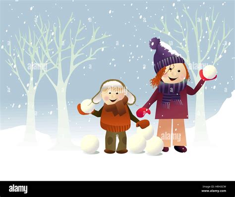 Image result for Winter Kids Playing Background
