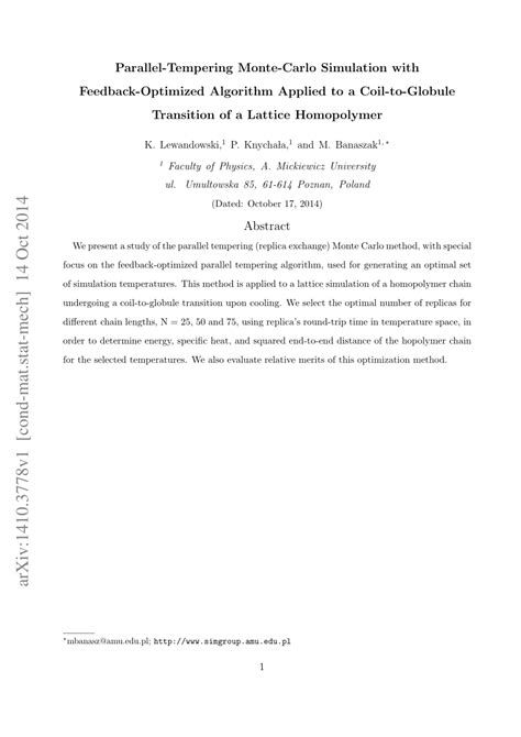 Image result for Parallel Tempering Algorithm