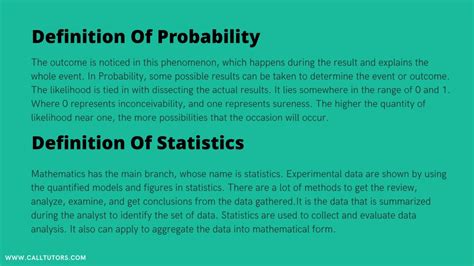 Image result for Probability and Statistics Meaning