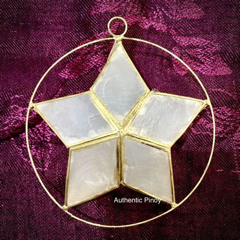 Toradh íomhá ar Capiz Shell Christmas Tree Ornament