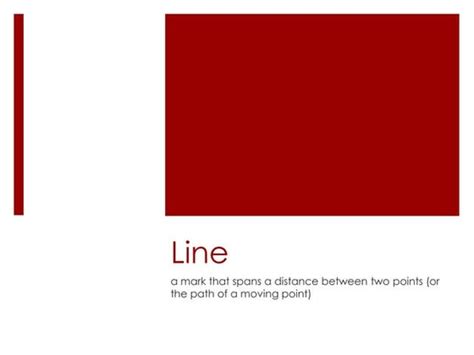 Image result for Element of Line Examples