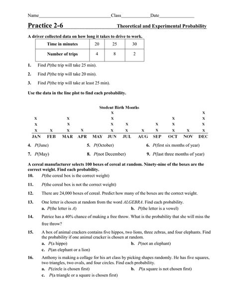 Theoretical Probability Questions to Answer に対する画像結果