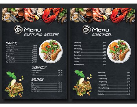 Image result for Menu Card Sign