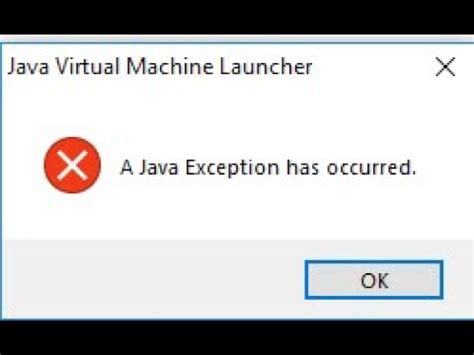 Image result for Error Java Exception Has Occurred Images
