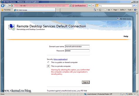 Image result for Remote Desktop Web Access URL