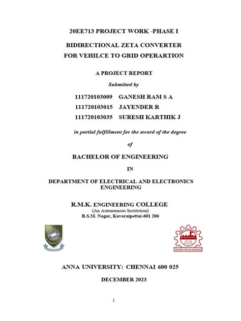 Image result for Engineering Final Year Project Report Introduction Examples