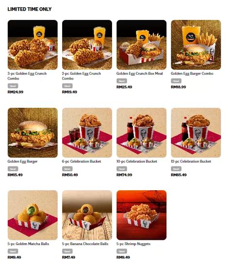 KFC Menu Malaysia with Price に対する画像結果