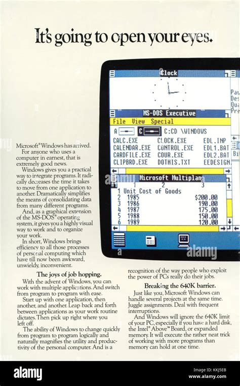 Image result for Microsoft Windows 1.0 Features