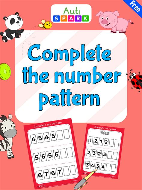 Complete the Number Pattern Worksheet に対する画像結果