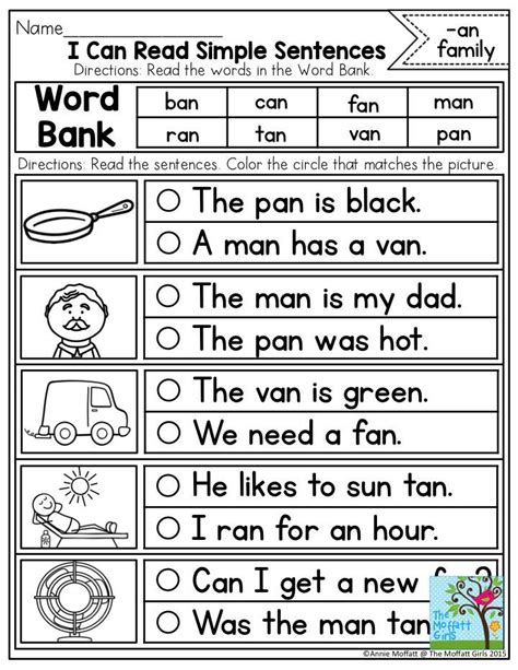Image result for CVC Simple Worksheets