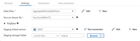 Azure Data Factory Data Flow に対する画像結果