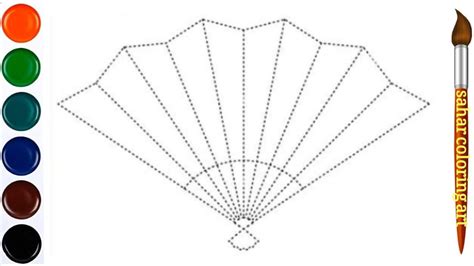 How to Draw a Hand Fan に対する画像結果