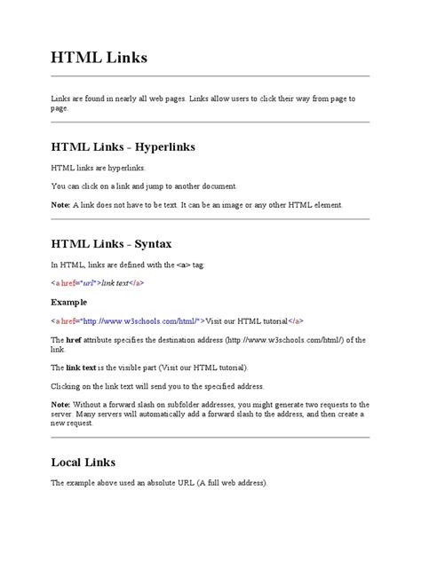Afbeeldingsresultaten voor How to Add Hyperlink in HTML Three Links