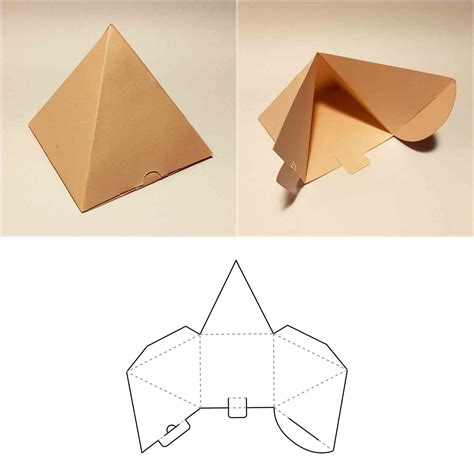 Image result for Pyramid Paper Box