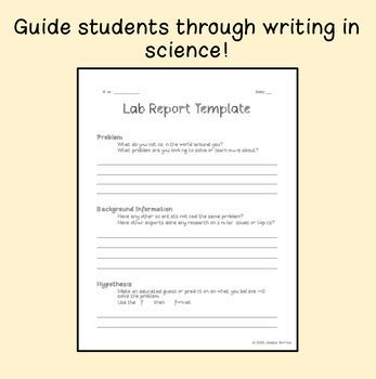 Image result for Science Lab Report Template Printables