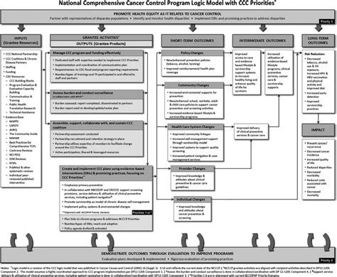 Image result for Logic Model Example Cervical Cancer