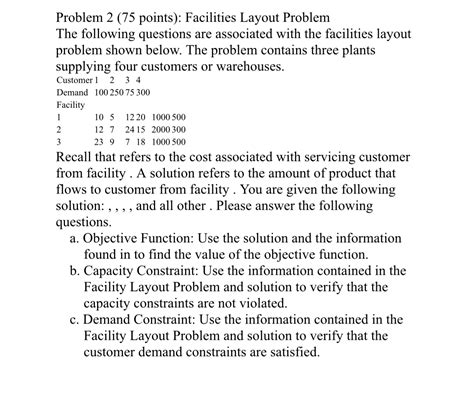 Image result for Quadratic Assignment Problem Facility Layout
