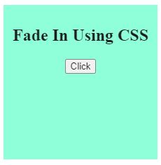 Image result for Fade in Animation CSS