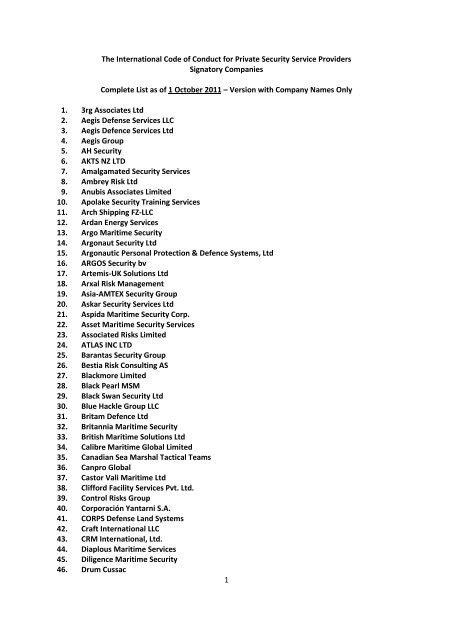 Code of Conduct of Security Guard PDF に対する画像結果