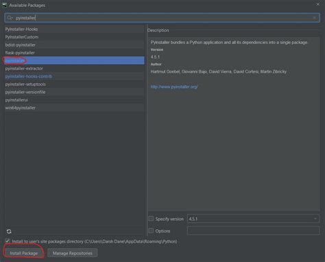 Toradh íomhá ar How to Install PyInstaller